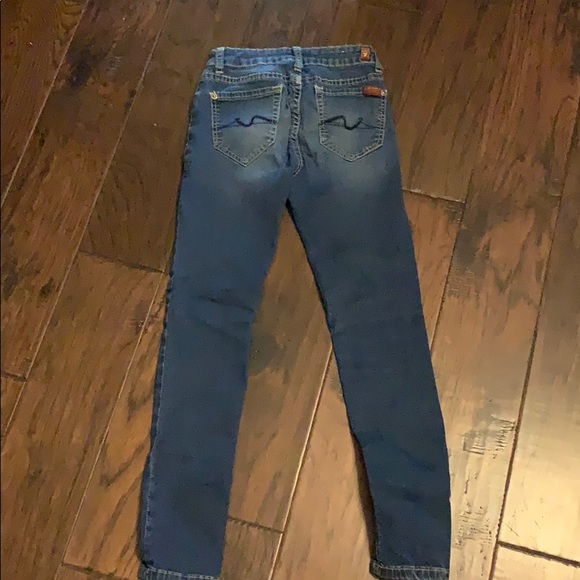 7 for all Mankind stretch Skinny Jeans size 8 - Picture 3 of 3